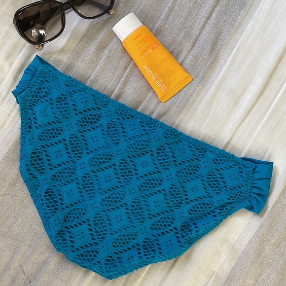 BECCA By Rebecca Virtue Crochet Bikini Bottom - Picture 4 of 6